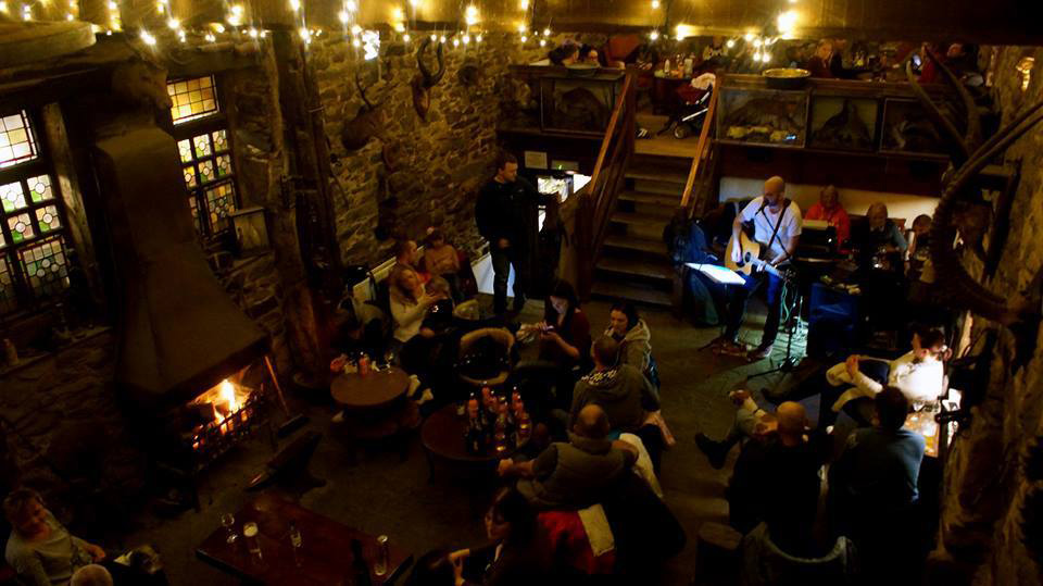 Live music in the bar